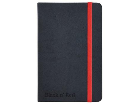 Black N Red A5 Casebound Hard Cover Journal Ruled 144 Pages Black/Red - 400033673 (400033673)
