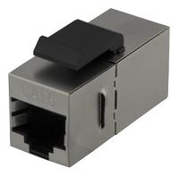 Deltaco Cat6 Keystone skjøt skjermet 2xRJ45 metal