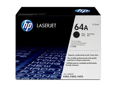HP 64A original LaserJet Toner cartridge CC364A black standard capacity 10.000 pages 1-pack Smart Printing Technology (CC364A)