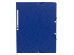 EXACOMPTA Strikkmappe EXACOMPTA A4 u/kl 400g blå