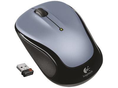 LOGITECH M325 Wireless Mouse LightSilver - Mus - Optisk - 3 knapper - Grå (910-002334)