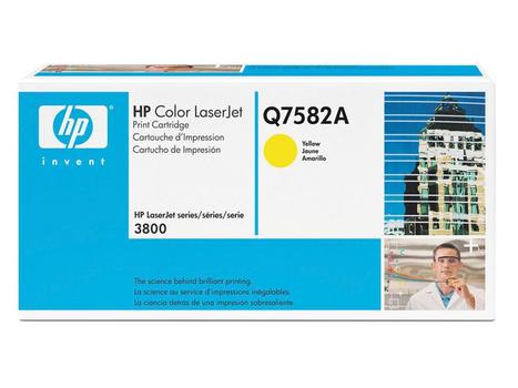 HP Toner gelb HV fuer Color Laserjet 3800DTN (Q7582A)