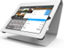 COMPULOCKS Nollie POS Secure Kiosk White