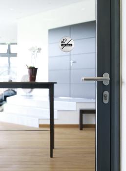 DURABLE rygning forbudt piktogram Ø83mm (491123)