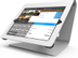 COMPULOCKS Nollie POS Secure Kiosk White