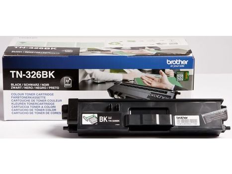 BROTHER TN326BK - Black - original - toner cartridge - for Brother DCP-L8400,  DCP-L8450,  HL-L8250, HL-L8350, MFC-L8650,  MFC-L8850 (TN326BK)