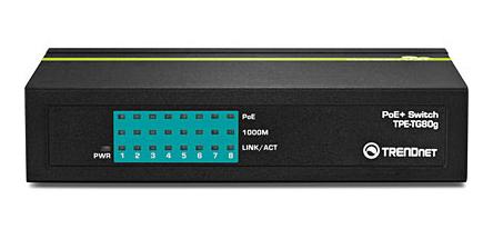 TRENDNET 8-port GREENnet Gigabit PoE+  (TPE-TG80G)