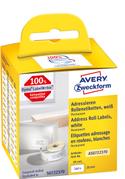 AVERY Roll Labels 28mm x 89mm Std. Address Labels White