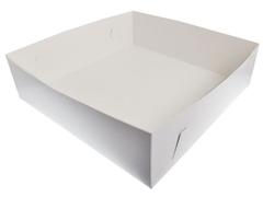 ARISTO Kakeeske bunn 32x32x12cm papp hvit (100)