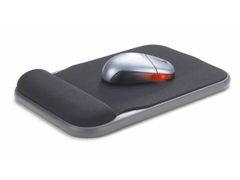 KENSINGTON n Sports Contour Gel Mouse Wrist Pad - Mouse pad with wrist pillow - black