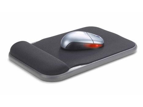 KENSINGTON n Sports Contour Gel Mouse Wrist Pad - Mouse pad with wrist pillow - black (57711)