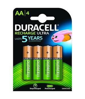 DURACELL Aa 2400Mah 4 Pack (HR06-P)