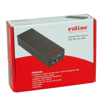 ROLINE Gigabit PoE Injector,  (21131199)