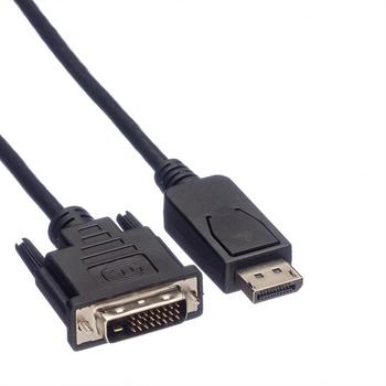 ROLINE DisplayPort til DVI-D kabel, DP han / DVI-D han - 1,5 m. (11045619)
