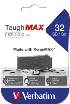 VERBATIM USB 2.0 ToughMAX 32GB, Black (49331*10)