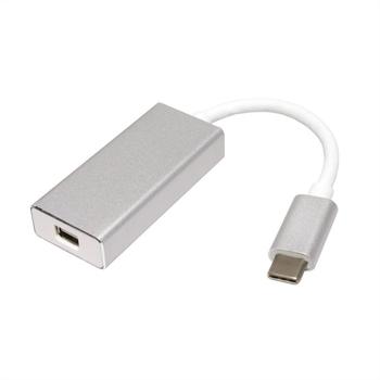 ROLINE Cableadapter USB3.2 Gen2 C - MiniDP, M/F, Alu (12.03.3225)