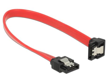 DELOCK Cable SATA 6 Gb/s male straight > SATA male downwards angled 20 (83977)