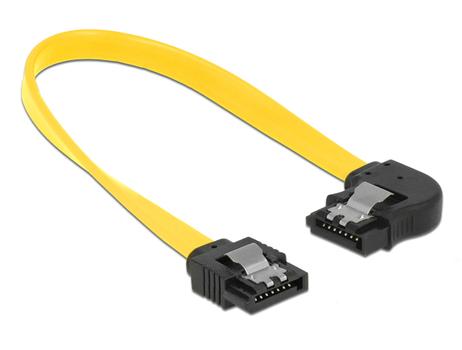 DELOCK Cable SATA 6 Gb/s male straight > SATA male left angled 20 cm y (83958)