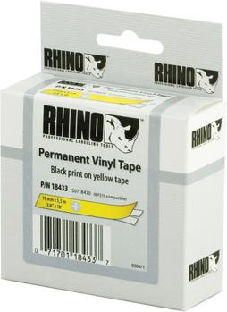 DYMO RHINOPRO 3/4IN YELLOW VINYL TAPE (18433 $DEL)