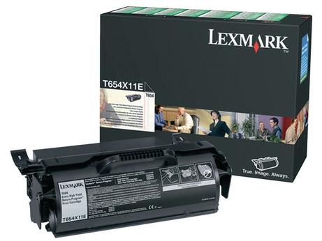 LEXMARK Ekstra høy ytelse - svart - original - tonerpatron - LCCP, LRP (T654X11E)