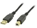 DELTACO USB 2.0 cable Type A male - Type B male 1m, black