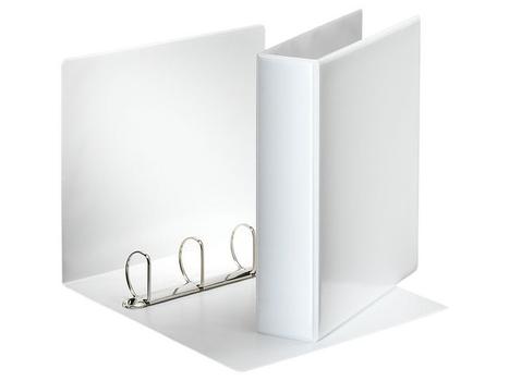 ESSELTE Indstiksordner A4 50x75mm Hvid 4 ringe 2 lommer (49705)