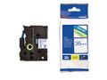 BROTHER TZe tape 36mmx8m blue/white