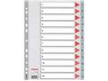 ESSELTE Register A4 1-12 grå plast (10) Esselte