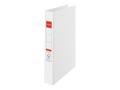 ESSELTE Ringordner Esselte A4 25/42mm Hvid 4 ringe m/etiket