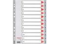 ESSELTE MAXI register A4+ med 12 tabs i farven grå
