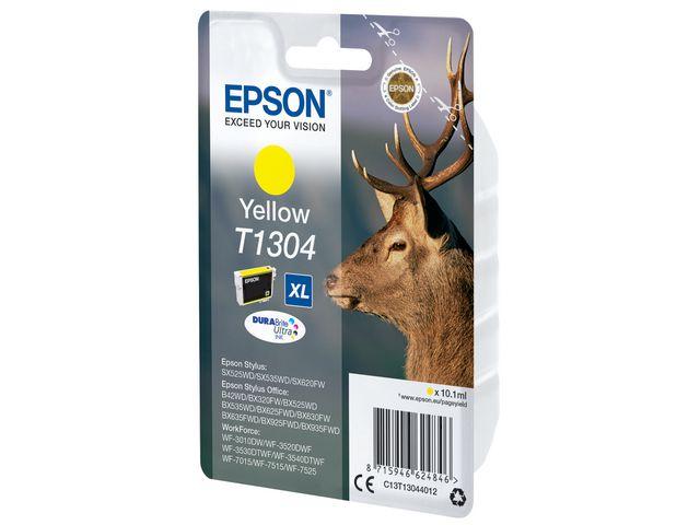 Epson - T1304 - XL-størrelse - gul - original - blekkpatron