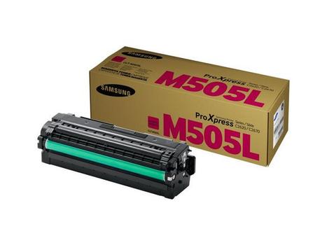 HP CLT-M505L - High Yield - magenta - original - toner cartridge (SU302A) - for ProXpress SL-C2620DW,  SL-C2670FW,  SL-C2680FX (SU302A)