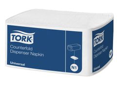 TORK Dispenserserviett TORK 1L N1 hvit (300)