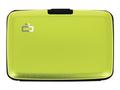 ÖGON Stockholm Alu credit card holder Green Lime