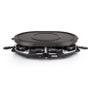 PRINCESS Raclette 8 Oval Grill Party - raclette/grill - sort
