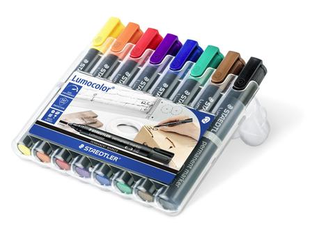 STAEDTLER Marker Lumocolor Perm rund 2,0mm ass (8) (352 WP8)