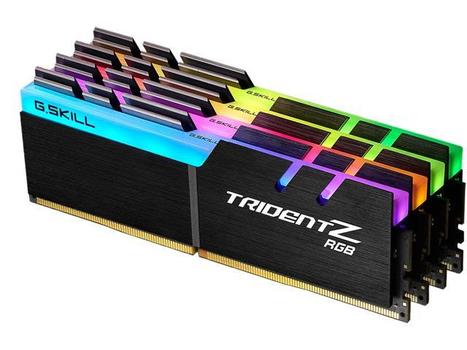 G.SKILL DDR4 64 GB 3200-CL16 Trident Z RGB - Quad-Kit (F4-3200C16Q-64GTZR)