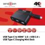 CLUB 3D Club3D Adapter USB 3.0 Typ C > HDMI 2.0/ USB/ USB-C (MiniDock) retail (CSV-1534)