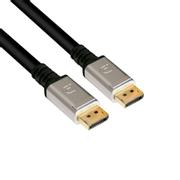 CLUB 3D DisplayPort 1.4 HBR3 Cable Male / Male 4m/13.12ft. 8K 60Hz 24AWG Silver Connector