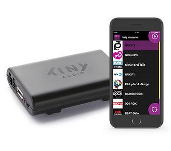 TINY AUDIO CSMART DAB-adapter for bil Unik skjult løsning for DAB i bil. Skjult DAB-adapter,  styres via smarttelefon (101879)