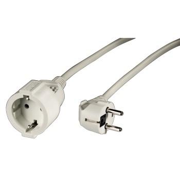 HAMA Strøm CEE 7/7 (female) - Strøm CEE 7/7 (male) Hvid 3m Forlængerkabel til strøm (47865)
