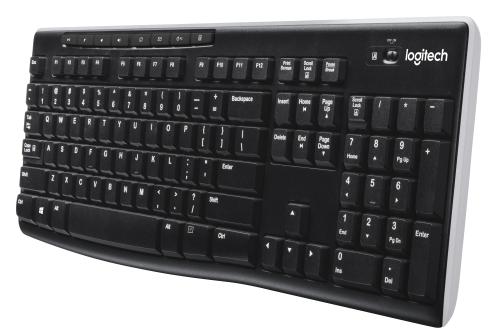LOGITECH K270 WIRELESS KEYBOARD - US . WRLS (920-003736)