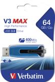 Verbatim Store 'n' Go V3 MAX - USB-flashstasjon - 64 GB (49807)