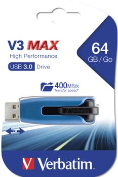 VERBATIM USB key 64GB Store 'N' Go SuperSpeed V3 MAX USB 3.0 (49807*10)