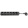 GOOBAY 6-Way Power Strip 3 m black