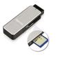 HAMA USB 3.0 Multi Card Reader SD/ microSD Alu black/ silver (123900)
