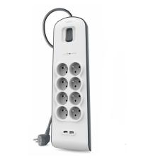 BELKIN White 8 Ac Outlet(S) 2 M (BSV804ca2M)