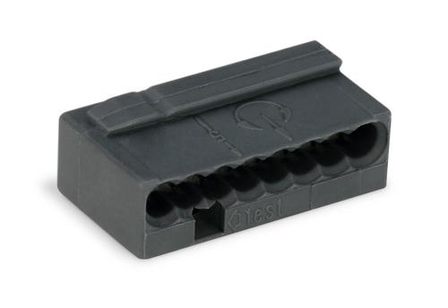 WAGO Serie 243- 8-Leiter-Micro-Klemme (50 Stück) schwarz (243-208)