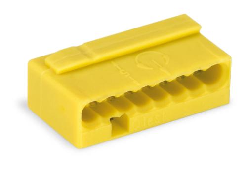 WAGO Serie 243- 8-Leiter-Micro-Klemme (50 Stück) gelb (243-508)