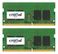 CRUCIAL DDR4 2400MHz 16GB KIT SODIMM 8GBx2, PC4-19200,  CL17, SR x8, Unbuffered SODIMM 260pin Single Ranked